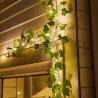 Buy cheap 20 50 100 LED Solar Leaf Garland Light Outdoor Waterproof Fairy String Lights Wedding Party Christmas Garden Living Room Decor from wholesalers