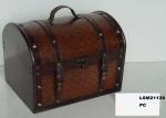 Buy cheap Office 30'' Plywood Pu Reclaimed Wood Storage Trunk from wholesalers