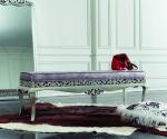 SGS Italian Luxury European Bedroom Furniture Purple Natural Wood King Bedroom