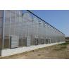 Buy cheap Shouguan Agricultural Glass Greenhouse Hot Dip Galvanized Rust Prevention Design from wholesalers