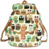 Buy cheap European and American 2016 autumn and winter fashion printing canvas shoulder bag leisure backpack Ms. Swallow from wholesalers