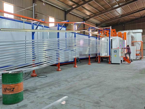 Buy cheap Own Powder Supply Center Powder Recycle Rate 95% Horizontal Powder Coating Line With Standard Surface Area from wholesalers