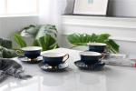 Decoration Firing Non Plastic 9oz 260ml Fine Porcelain Coffee Mugs