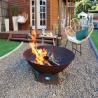 Buy cheap Customizable Laser Cut Metal Fire Pits Round Wood Fire Pit OEM ODM from wholesalers