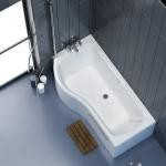 Fresh Pure Acrylic Sheet Freestanding Soaking Tub CUPC Certified