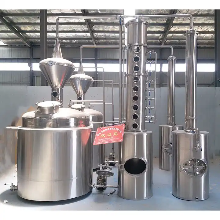 96% Edible Alcohol Whisky Distillation Equipment for Large-Scale Food Beverage Processing