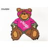 Buy cheap Bear Catch Money Logo Clothing Embroidery Patches For Hoodies And Jackets from wholesalers