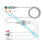 OEM ECG Cable 3 Lead Round 17 Pin Plug For SPACELABS ECG Monitors