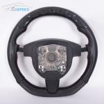 NAPA Leather Porsche Carbon Fiber Steering Wheel Custom Stripe Color