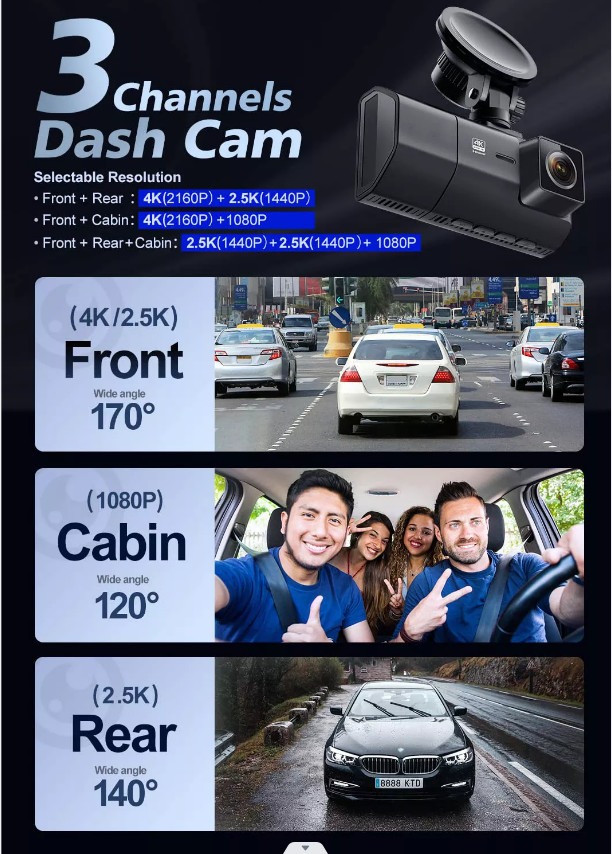 IMX335 MIPI DVR Dashboard Video Camera Car Dash Cam 24 Hour Recording