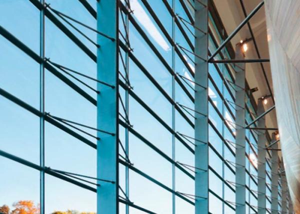 Buy cheap Customized Color Residential Curtain Wall , Air Tightness Unitised Curtain Wall System from wholesalers