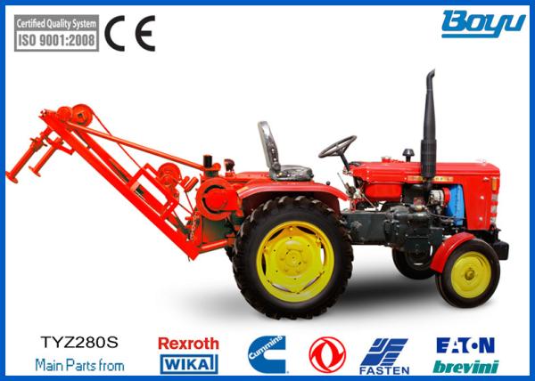 Quality 16mm steel rope Tractor Puller 110V 325mm Wheel with 6 Groove for sale