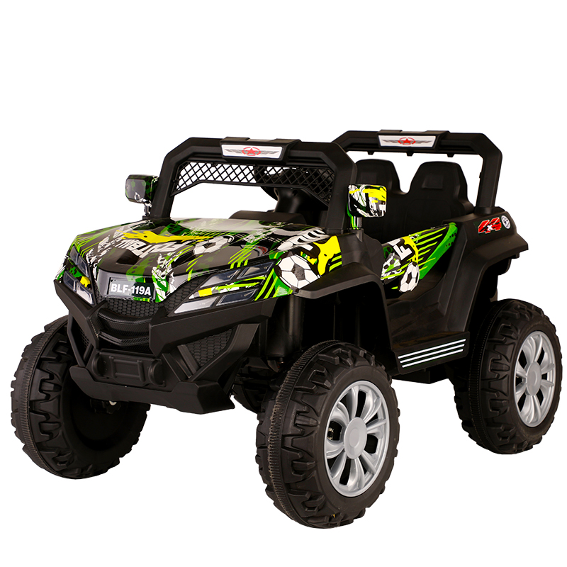 6v4*2 Plastic Baby Two Seats Electric Remote Control Toy Car for UTV Style Manufacture