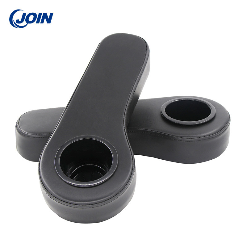 Plastic Golf Cart Rear Seat Armrest Cup Holder Kit A Pair Customized