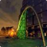 Buy cheap T20 Advertising Display LED Mesh Screen Flexible Transparent for Outdoor Building from wholesalers