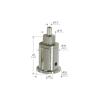 Buy cheap M6 Aircraft Cable Grippers Brass Plated Nickel Siede Exit Cable Lock For Ceiling Intallation from wholesalers