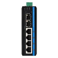 Buy cheap 4 Port POE Managed Network Switch ERPS Ring 120W Budget Gigabit Based DC48V Din product