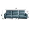 Buy cheap BN Modern Minimalist Living Room Functional Sofa Combination Functional Sofa Bed Electric Function Recliner Chair Sofa from wholesalers
