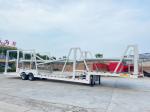Double Deck Hydraulic Lifting SUV Car Carrier Box Trailer with 24hour Online