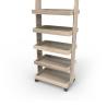 Buy cheap Flexible Point Of Sales Displays Stores Wooden Wine Display Rack With Wheels from wholesalers