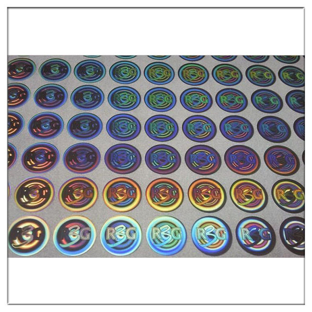 Custom print Anti-fake authentic adhesive secure genuine hologram sticker label,Printed Silver Hologram Security label