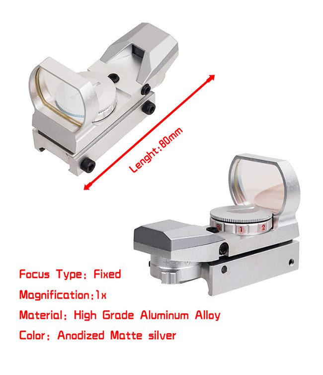 Outdoor Hunting Red Dot Sight 1 X 22 X 33mm 4 Reticles Red Green Dot Sight Scope Reflex Sights