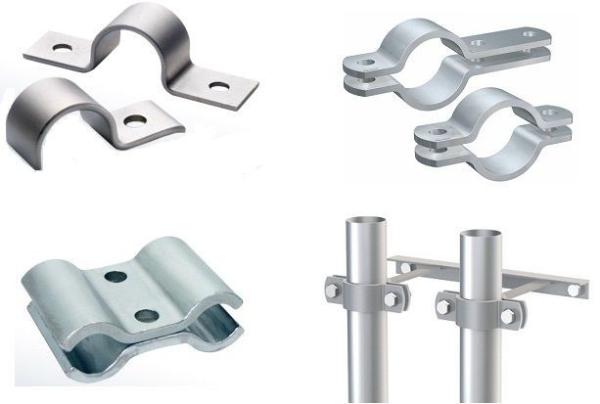 Buy cheap Steel pipe clamps / flat steel pipe clamps/Metal pipe clamps according to DIN 3567 A/B from wholesalers