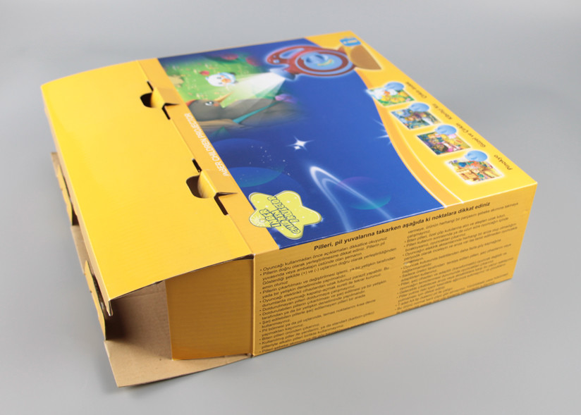 Glossy Lamination Paper Packaging Boxes Printed Pattern For Toys Packaging