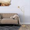 Buy cheap LED living room standing luminaires Iron lights bedside illumination home deco modern floor lamp(WH-MFL-45) from wholesalers