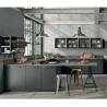 Buy cheap Wood grain MFC kitchen cabinet,Modern kitchen furniture,Kitchen design,L-shape cupboard from wholesalers
