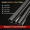 Buy cheap Precision Engineered 3K Matte Twill Carbon Fiber Hollow Round Tube from wholesalers