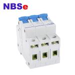NBSX1 Series 63A 3 Pole Ype C Breaker Short Circuit Protection For Industry