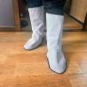 Buy cheap Real Cow Leather Mens Heat Proof Electric Welding Workwear Workshop Uniforms Electrician Coveralls Coat Pants Protective from wholesalers