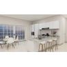 Buy cheap High-End Gloss Lasting Lacquer Stainless Steel Kitchen Furniture With Clean Handle-Less Look from wholesalers