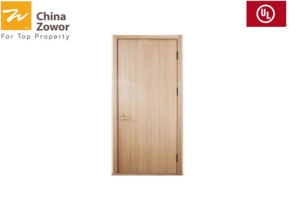 Buy cheap BS Standard Red Color HPL Finish 45mm THK Fire Rated Interior Door For Hotel/ Infilling Perlite Board from wholesalers