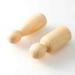 Craft 100Pcs Wooden Peg Dolls Blank ISO9001 Painting