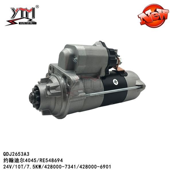Buy cheap QDJ2653A3 Starter 24V 10T 7.5KW For John Deere 4045 4280007341 4280006901 from wholesalers