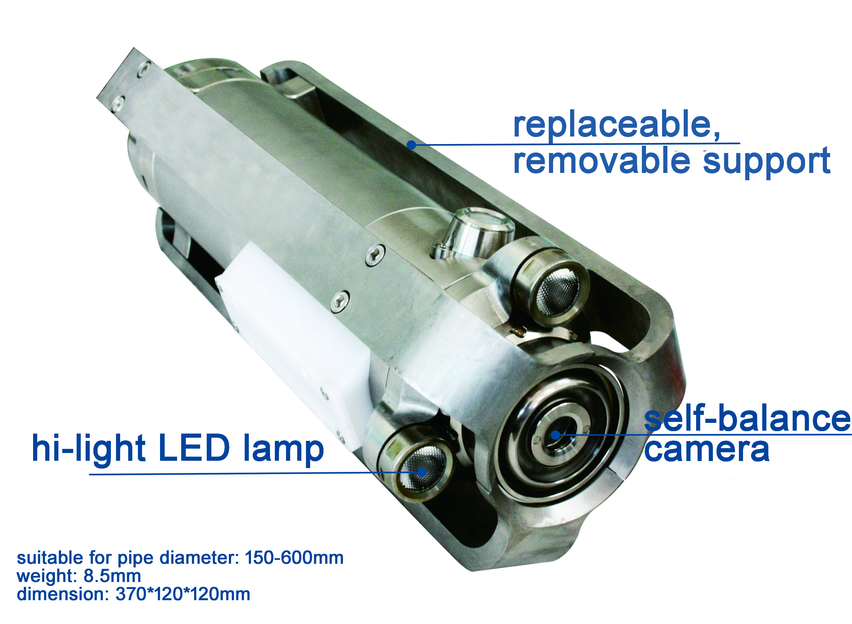 Wireless Drain Cleaning Camera Easy Operation 20Mpa Water Pressure