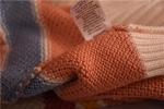 Girls Striped Sweater Cardigans Fashion And Casual cheap price two color autumn