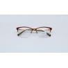 Buy cheap Fashion clear lens eyeglass for Women carved flowers decoration birthday gifts high quality metal eyewear from wholesalers