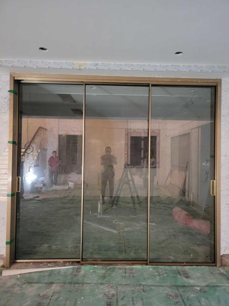 Buy cheap Anodised / Powder Coated Aluminium Sliding Doors With Optional Fly Screen from wholesalers