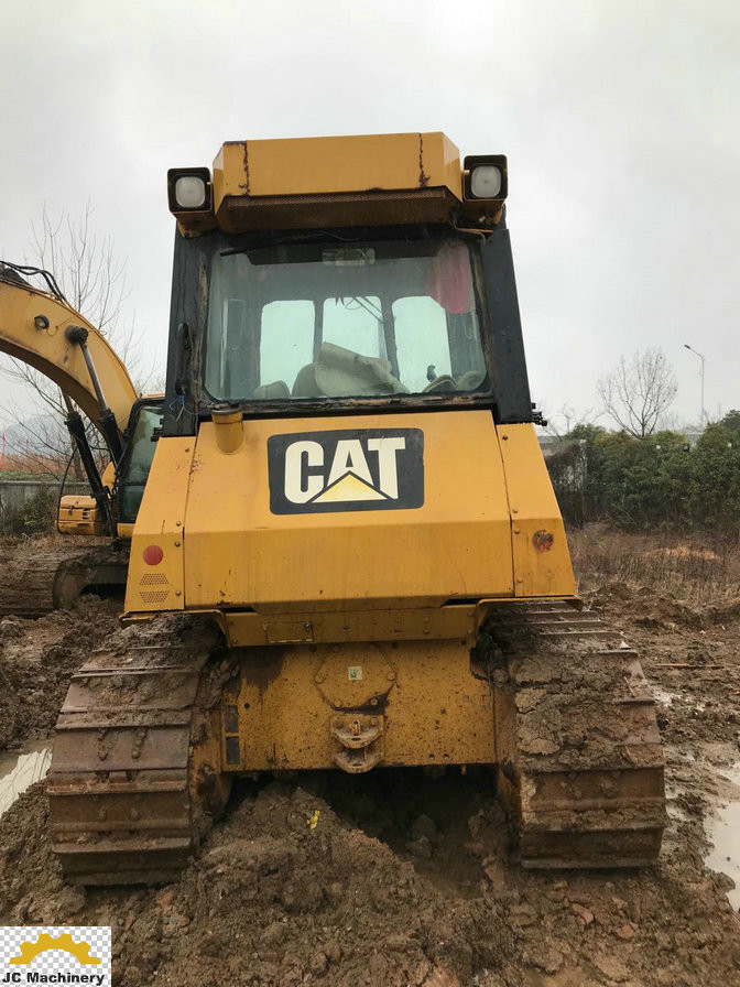 Road Construction Cat D6H Bulldozer / Cat D6R Bulldozer With A/C 300 L Fuel Capacity