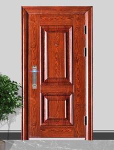 Wholesale Entrance Iron Main Gate Door , Side Opening Design Security Steel Doors from china suppliers