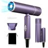 Buy cheap 1600W Powerful Blow Dryer , Foldable Travel Hair Dryer With Styling Nozzle Diffuser from wholesalers