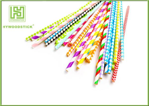 Buy cheap Unique Party Decorations Party Paper Straws Biodegradable 50pcs / Bag from wholesalers