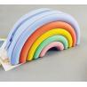 Buy cheap Rainbow Pop Shoulder Purse Fidget Toys Bag Sensory Silicone Rainbow Clouds Backpack For Girls Pencil Pen Case Kids Gifts from wholesalers