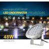 Buy cheap 48Watts Outdoor LED Underwater Lights SS 316L Garden Pond Underwater Lights from wholesalers