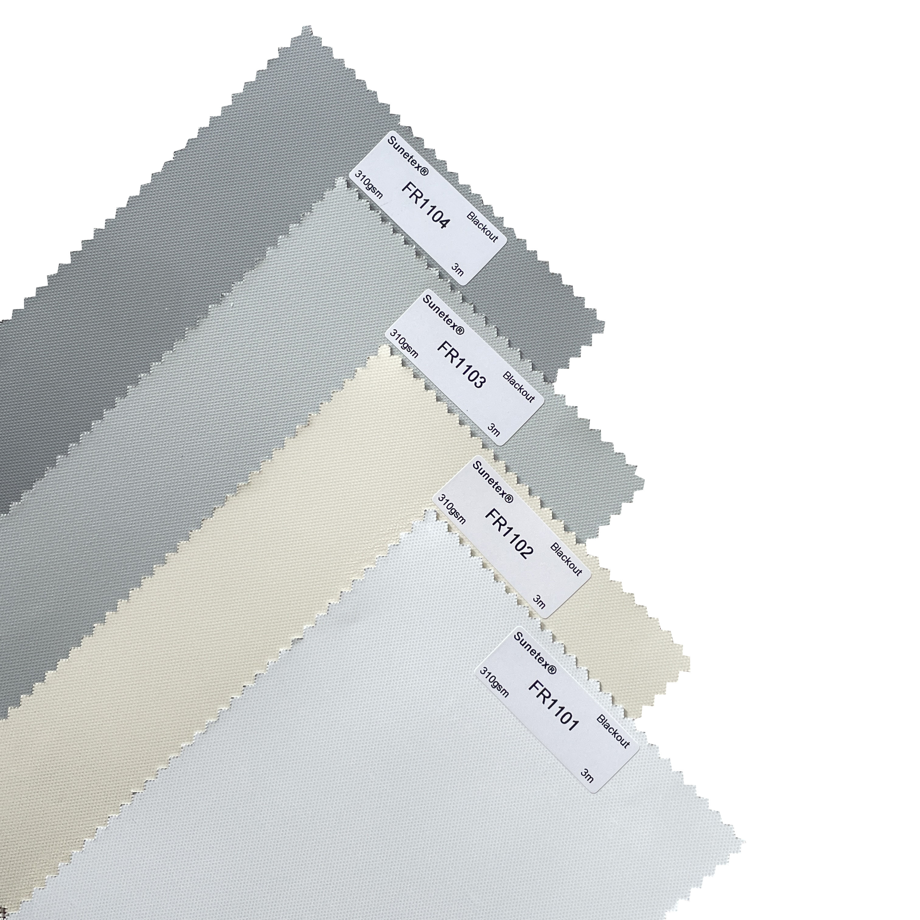 Fire Resistant Polyester Blackout Roller Blinds Fabric For Commercial Safety Guide With Fiberglass Material