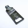 Buy cheap Modern Style Metal Bottle Openers 5mm Thick Diecasting Process In Dyed Black Finish from wholesalers