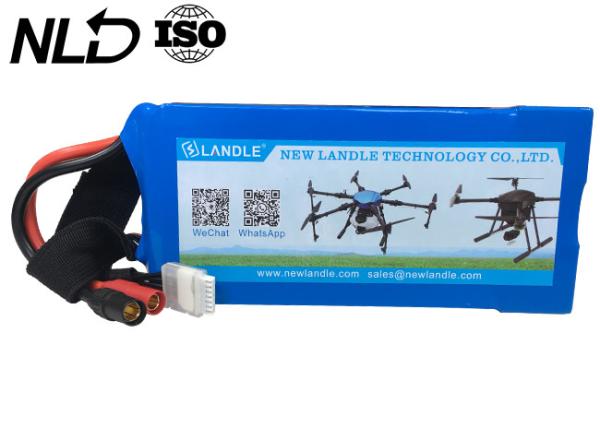 Buy cheap 6S 25C 16000Ahm 22.2V Lithium UAV Battery For Drone from wholesalers
